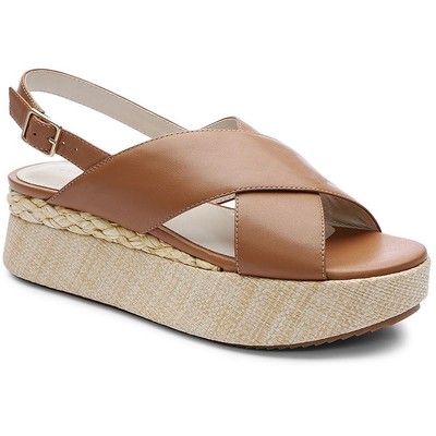 Женские босоножки на платформе Sanctuary Womens All Smiles, кожаные босоножки на платформе BHFO 2880