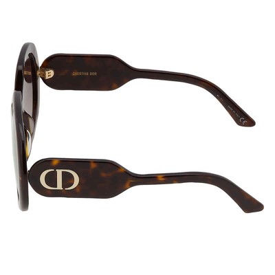 Pre-owned Dior Gradient Smoke Butterfly Ladies Sunglasses Bobby R1u 20a1 56 In Gray