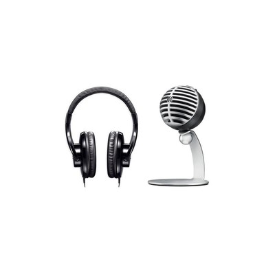 Мобильный комплект для записи Shure, серый/черный #MV5/A-240 BNDL