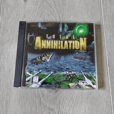 Total Annihilation Jewel Case (PC, 1997) COMPLETE 2 DISC SET STRATEGY GAME
