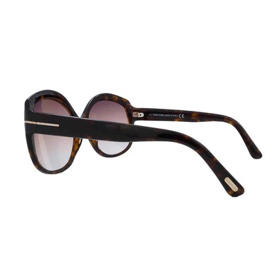 Pre-owned Tom Ford Gradient Brown Butterfly Ladies Sunglasses Ft0919 52f 60 Ft0919 52f 60