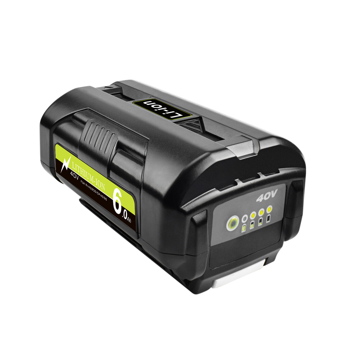 1-5Pack For Ryobi 40Volt 6 Ah Battery High Capacity Lithium OP4050 OP40601 w/LED
