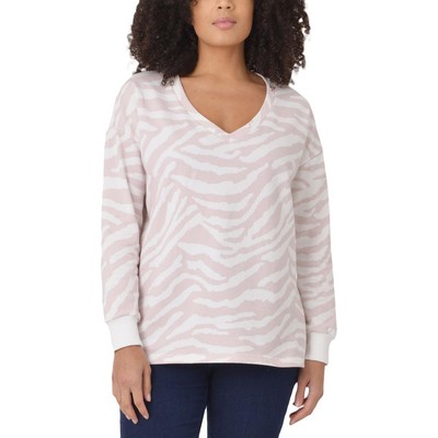 

Розовый женский свитшот для фитнеса и йоги Live Unlimited London Top Plus  BHFO 4931, Pale pink