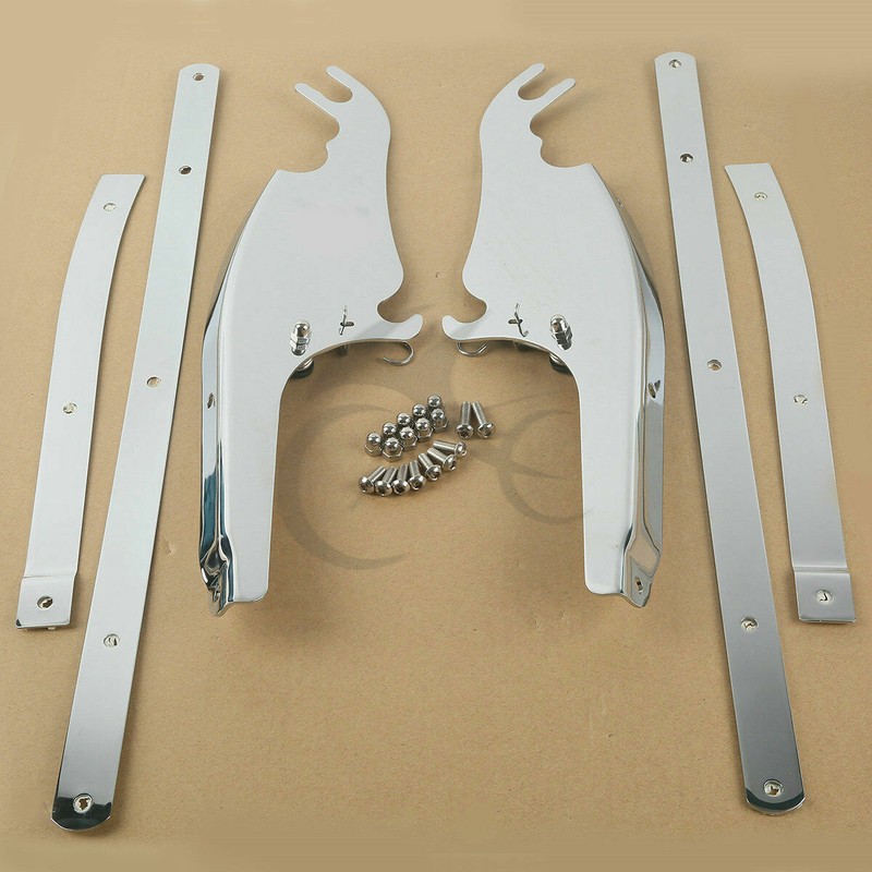 Windscreen Windshield Mounting Bracket Kit For Harley Fatboy Heritage