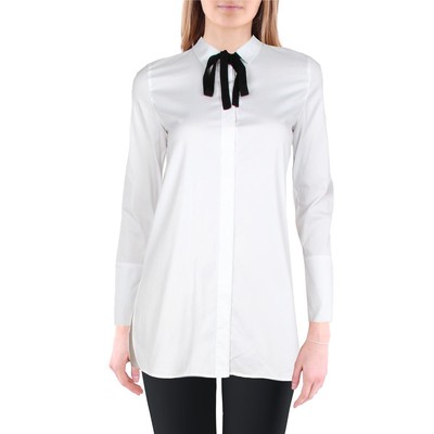 

Lafayette 148 New York Женская белая блузка Annaliese, расшитая бисером, топ  BHFO 3891, Белый