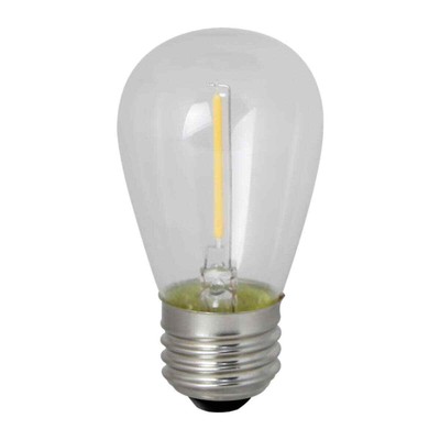 Bulbrite Pack of (6) 0.7 Watt S14 Medium (E26) LED Bulb Clear Sunset Light 75 Lu