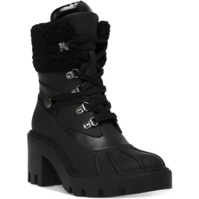 Ботинки Steve Madden Womens Northern Faux Fur Combat & Lace-up Boots BHFO 7534