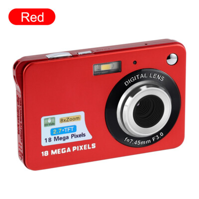NEW Digital Camera HD 18MP 2.7'' TFT LCD screen Point and Shoot Camera 8X Zoom