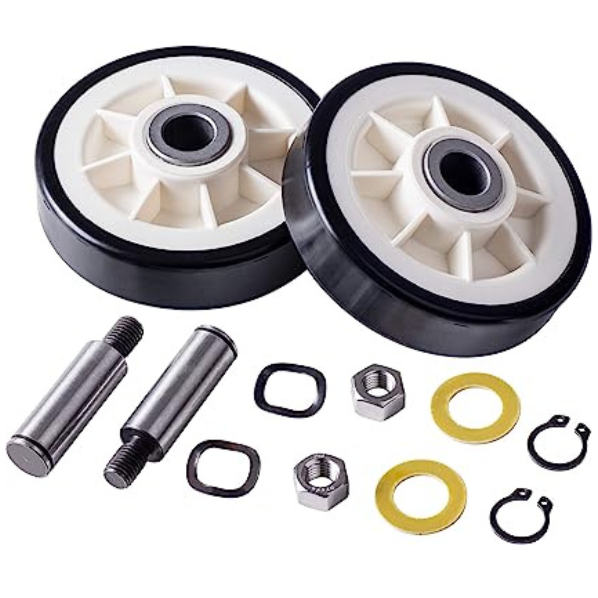 303373K Dryer Roller Wheel Drum Support Kit Maytag 12001541,312948  2 Pack