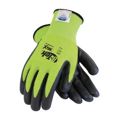 24 Pair G-Tek 36X Hi-Vis Green Gloves Dyneema Cut Resistant Sz X-Large