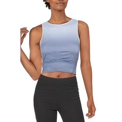 

Женский спортивный бюстгальтер для фитнеса синего цвета с лазерной резкой Max Studio Athletic  BHFO 8138, Синий