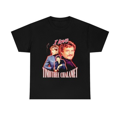I love Timothée Chalamet Pedro Pascal Cursed Classic T-Shirt Unisex All Size