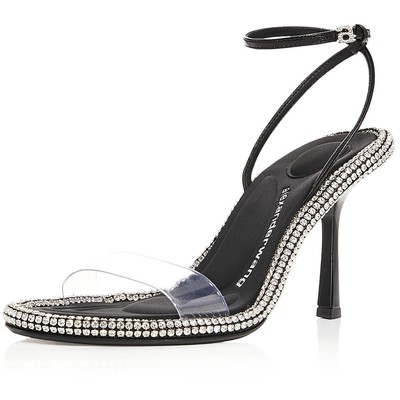 Женские сандалии Alexander Wang Nima 105 с черным ремешком на щиколотке, средний размер 37,5(B,M) 1171