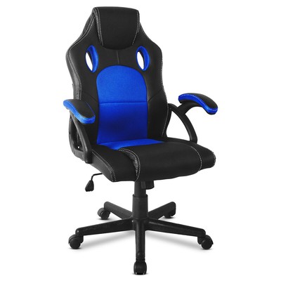 Mc Haus - Silla de oficina RACING X gaming despacho ergonomica deportiva azul