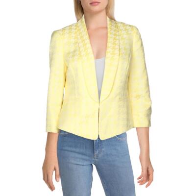 

Женский блейзер Kasper Yellow H из полиэстера Petites  BHFO 8830, Sunburst multi