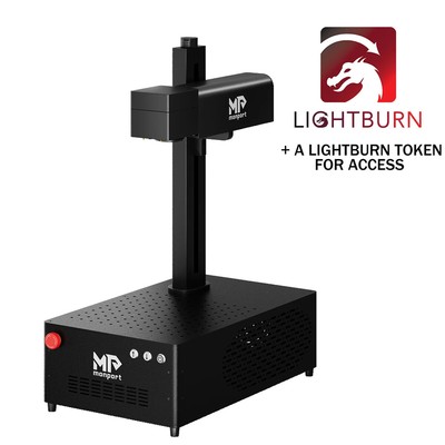 Monport JPT Mopa GI 30W 50W Fiber Laser Engraver Metal Colorful Marking Machine