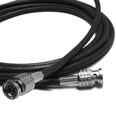 Коаксиальный кабель Canare L-3CFW RG59 HD-SDI с разъемами BNC, черный