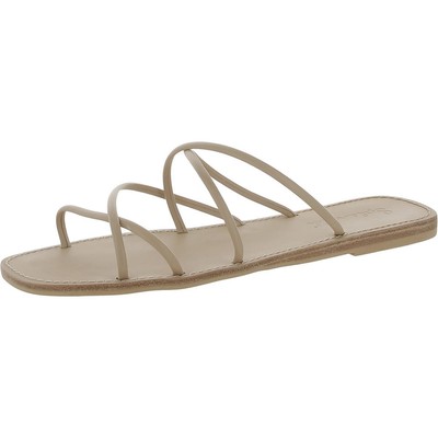 Великолепные женские босоножки на плоской подошве с комфортной стелькой цвета слоновой кости 10 Medium (B, M) BHFO 1442