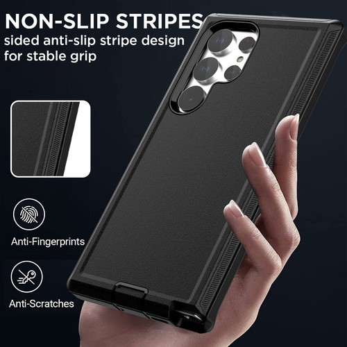 For Samsung Galaxy S24 S23 FE S22 S21 S20 Ultra Case Heavy Duty Shockproof Cover