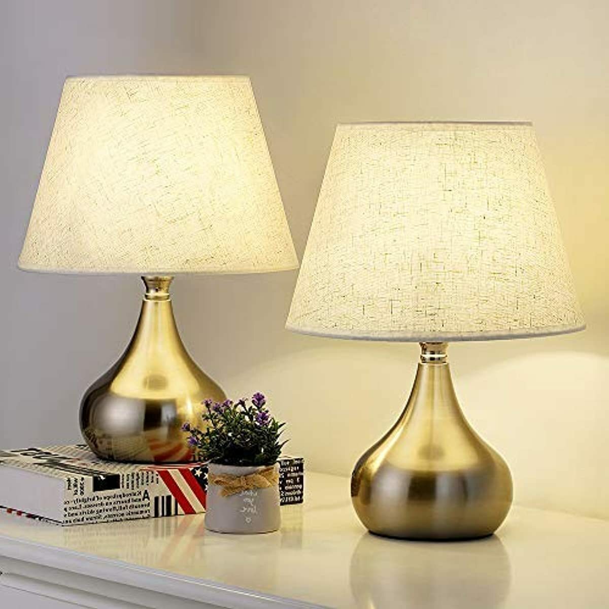 elegant bedside table lamps