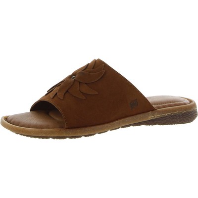 

Коричневые кожаные шлепанцы Born Womens MONICA 10 Medium (B,M) BHFO 5043, Tan, MONICA