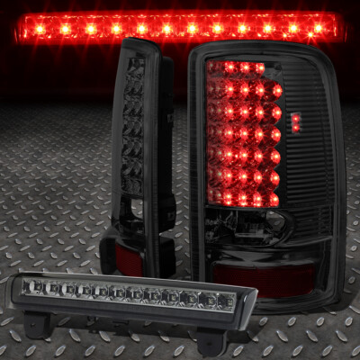 ДЛЯ 00-06 YUKON/TAHOE/SUBURBAN ПОЛНОСТЬЮ СВЕТОДИОДНЫЙ ЗАДНИЙ ФОНАРЬ + ТОНИРОВАННЫЙ ТРЕТИЙ СТОП-СИГНАЛ