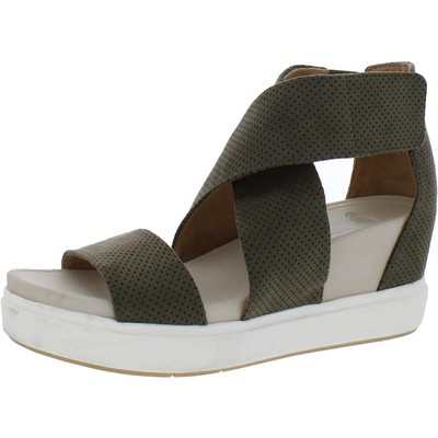 

Scholls Shoes Женские зеленые сандалии на платформе Sheena 10 Medium (B,M) 1761, Moss green