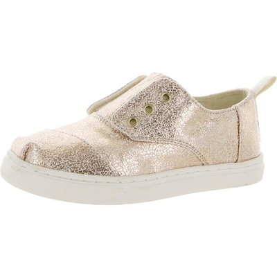 

Toms Girls Cordones Cupsole Gold Повседневные и модные кроссовки BHFO 9688, Gold crackle foil, Cordones Cupsole