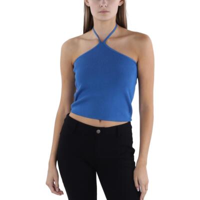 Женская укороченная майка без рукавов на бретелях Lucy Paris Womens Ivy Crop BHFO 9426