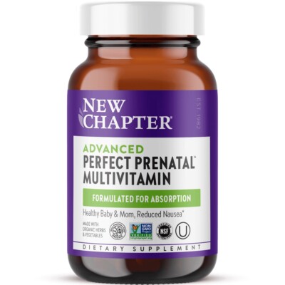 NEW CHAPTER PERFECT PRENATAL  ADVANCED MULTIVITAMIN - EXP 04/2026 - 96 Tablets
