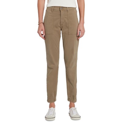 7 For All Mankind Womens Green Sateen Jogger Boyfriend Jeans 31 BHFO 7329