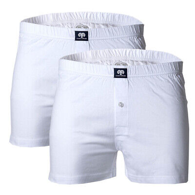 Ceceba Men's Shorts, 2er Pack - Boxer Shorts, Basic, Cotton, M-8XL, One Color