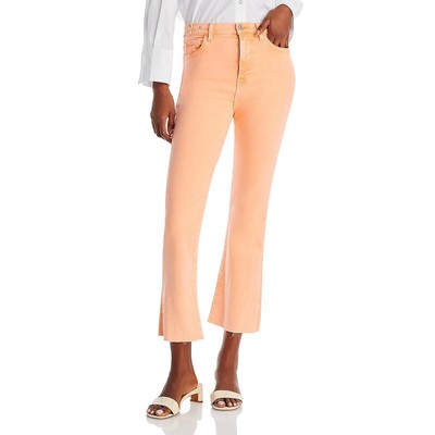 7 For All Mankind Женские оранжевые укороченные джинсы с высокой посадкой 27 BHFO 8568