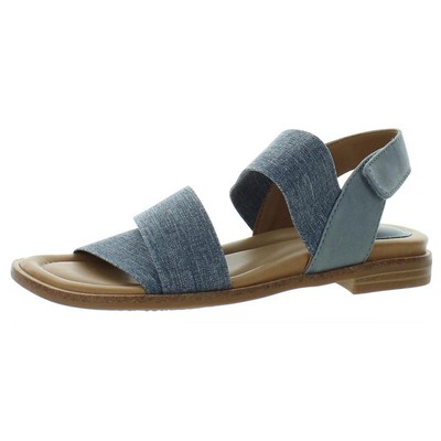 

Женские сандалии Comfortiva Dacey Blue Slip On Flat Sandals Shoes 6 Medium (B,M) BHFO 6094, Chambray/denim