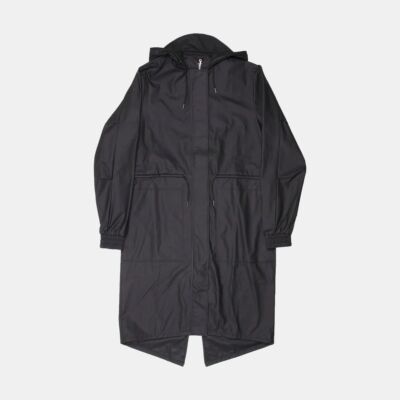 Rains String Parka / Size L / Womens / Black / Polyester