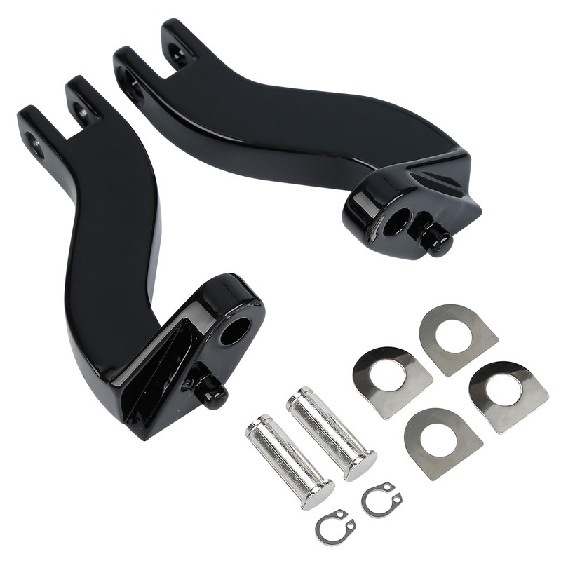 Passenger Foot Peg Mount Kit For Harley Touring Street Glide Road King 1993-2023