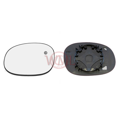 CITROEN C3 02-10 DOOR WING MIRROR GLASS LEFT CONVEX