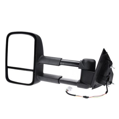 2pcs Black Extendable Towing Mirrors for Ford Ranger PX Everest UA 2012
