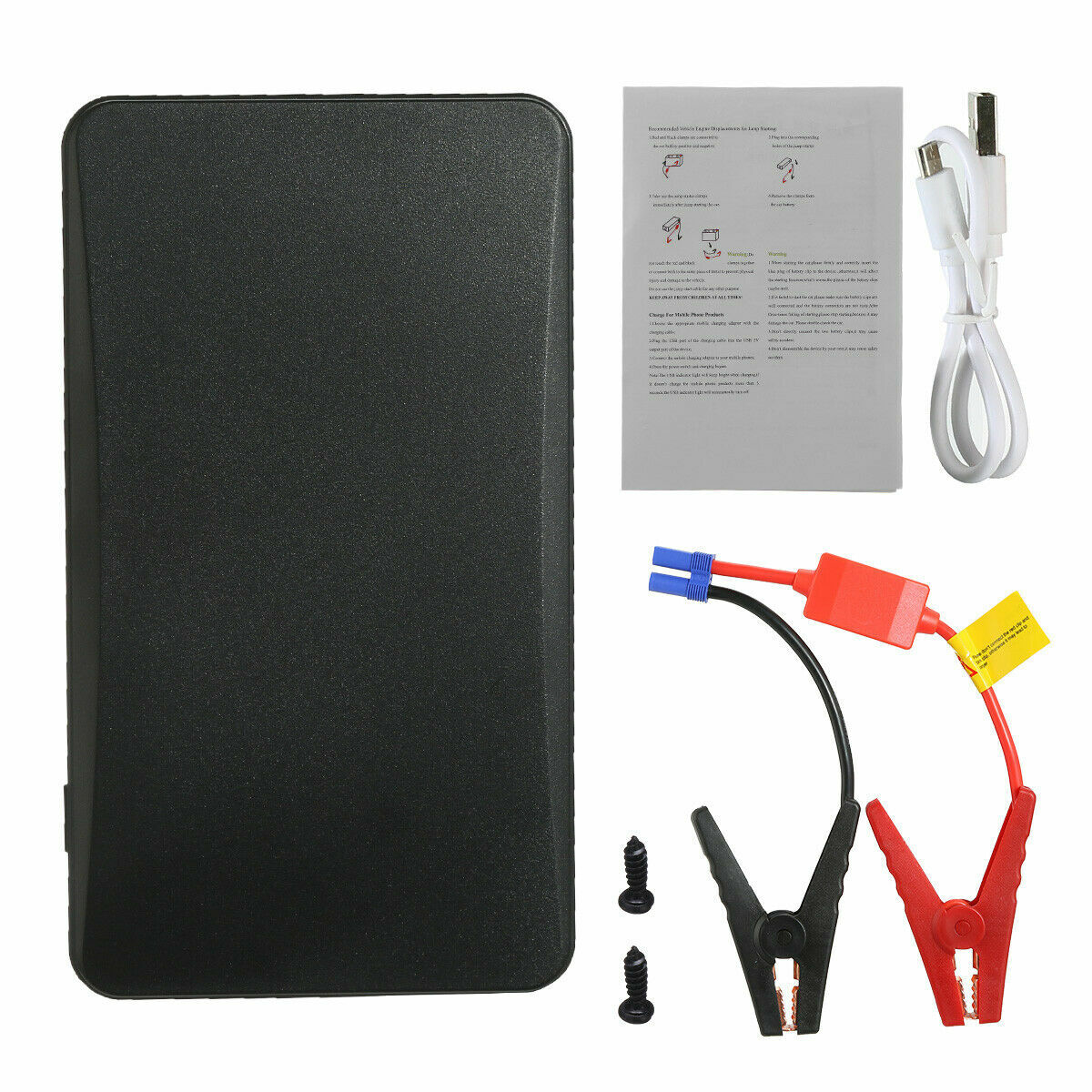 Portable Slim Mini 20000mAh Car Jump Starter Engine Battery Charger Power Bank
