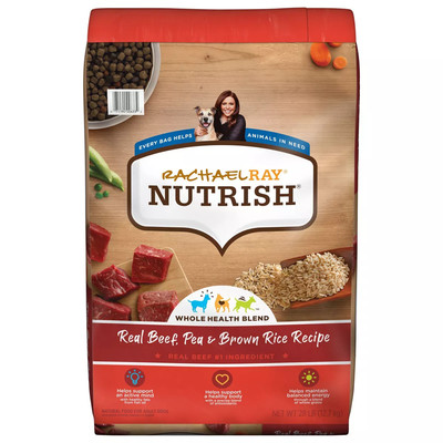 Rachael-Ray-Nutrish Real Beef, Pea & Brown Rice Recipe Dry Dog Food, 28 lb.