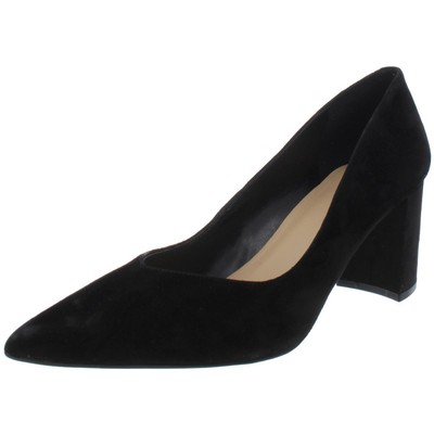 Marc Fisher Womens Caitlin Black Suede Pumps Shoes 9 Medium (B,M) BHFO 7896