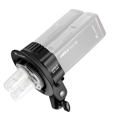 Flashpoint 2x eVOLV 200 Pro + Collapsible Silver Beauty Dish + eVOLV Dual Head
