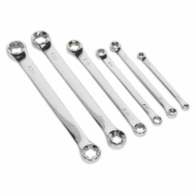 Siegen 6 Piece Trx Star Double End E Torx Spanner Set E6-E24 S01107