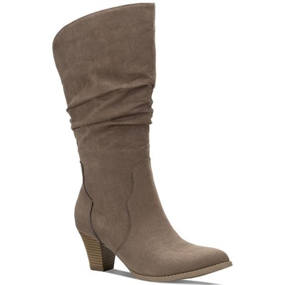 Style & Co. Женские темно-серые ботинки Arlenee до середины икры Boots 8.5 Medium (B,M) BHFO 9871