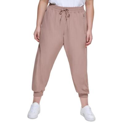 Розовые женские спортивные брюки для фитнеса Calvin Klein Performance Plus 3X BHFO 8901