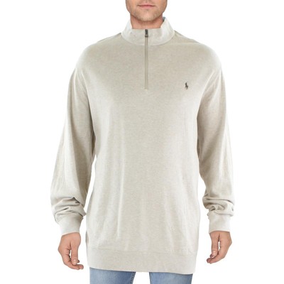 Мужская бежевая толстовка Polo Ralph Lauren для отдыха Big & Tall 3LT BHFO 8039