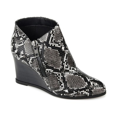 

Journee Collection Женские гламурные ботильоны из искусственной кожи на танкетке BHFO 5067, GLAM