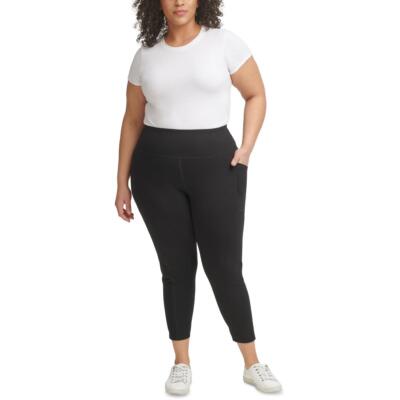 

Женские черные спортивные леггинсы Calvin Klein Performance Plus  BHFO 9415, Черный