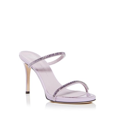 Женские босоножки Giuseppe Zanotti Alien фиолетового цвета, размер 37,5, средний(B,M), BHFO 1553
