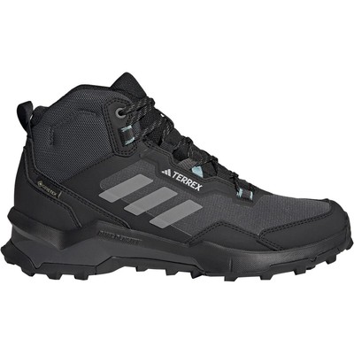 

Походные ботинки Adidas TERREX Terrex AX4 Mid GTX — женские, Core black/grey three/mint ton, Adidas TERREX